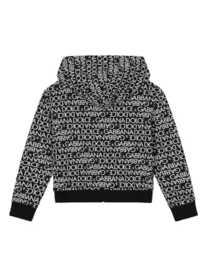 キッズ　Dolce & Gabbana 千鳥柄パーカー　9〜10歳 キッズ Dolce & Gabbana 千鳥柄パーカー 9〜10歳