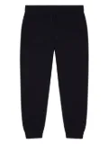 Dolce & Gabbana Kids logo-plaque tapered track pants - Blue