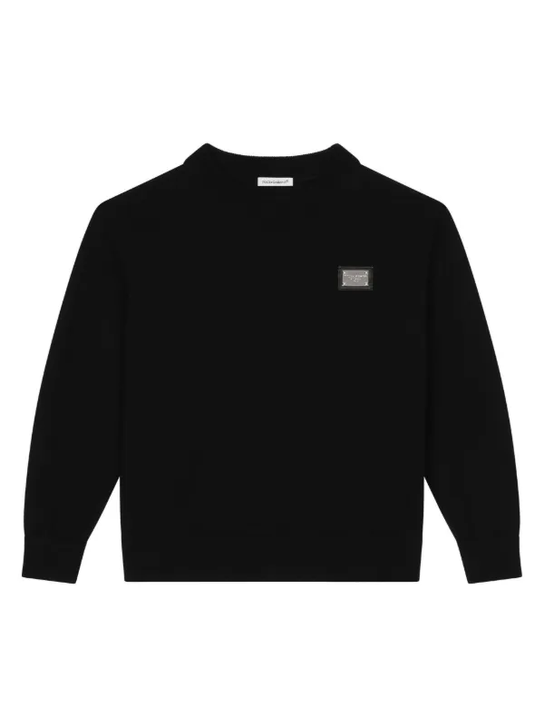 Dolce & Gabbana Kids ロゴ プルオーバー | ブラック | FARFETCH JP