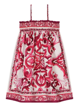 ワンピース DOLCE&GABBANA Majolica Kids Dress Dolce & Gabbana Kids ドルチェ＆ガッバーナキッズ マジョリカ