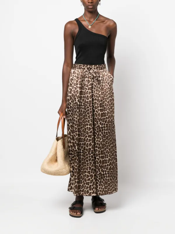 Jupe longue cheap leopard zara