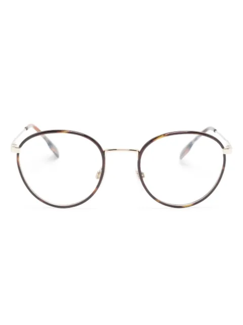 Burberry Eyewear tortoiseshell-effect round-frame glasses