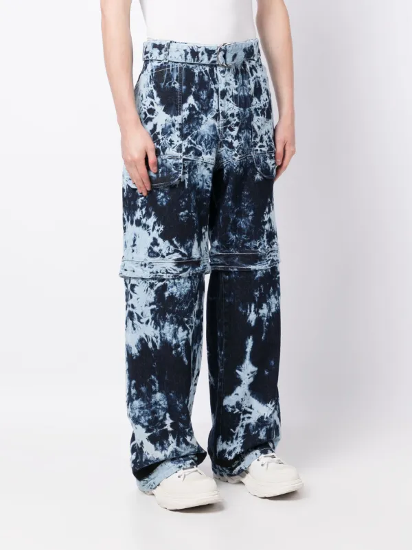 Ferrari Jeans Con Fantasia Tie Dye | Blu | FARFETCH IT