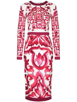 Dolce & Gabbana Dress - Pink w. Citrus fruits » Cheap Shipping