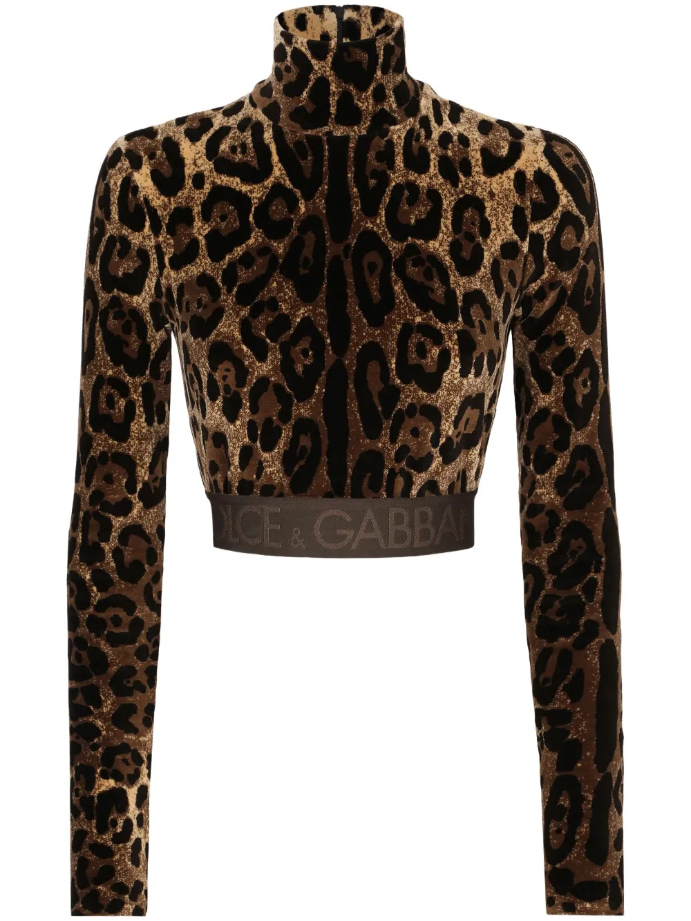 Dolce & Gabbana leopard-print high-neck Blouse - Farfetch