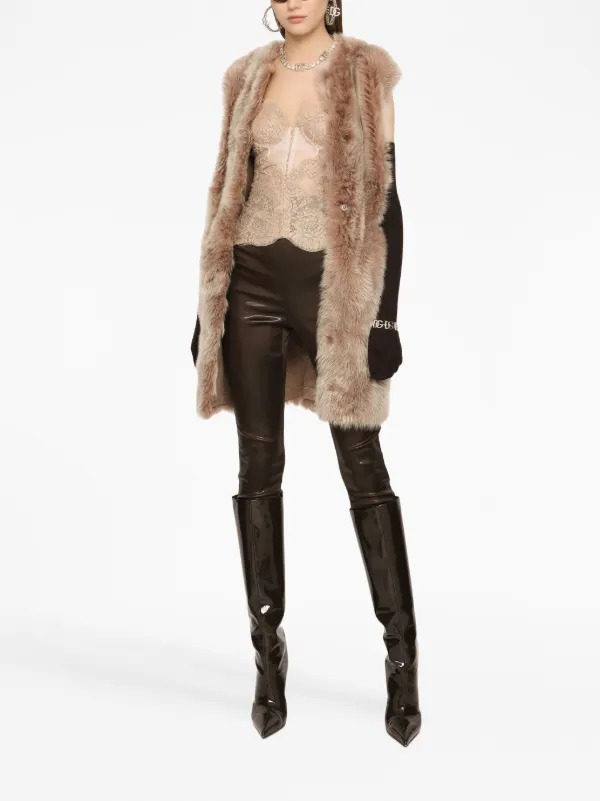 ボトムスその他 Dolce & Gabbana SS25 SLIM FIT LEGGINGS (FTB5TT GDCPIN0000) Lace leggings