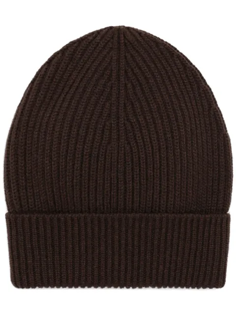 Dolce & Gabbana ribbed-knit turn-up beanie 