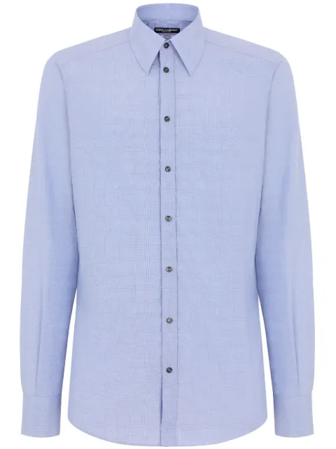 Dolce & Gabbana plaid cotton shirt