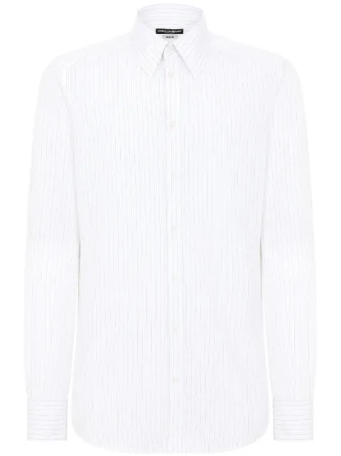 Dolce & Gabbana camisa con rayas estampadas