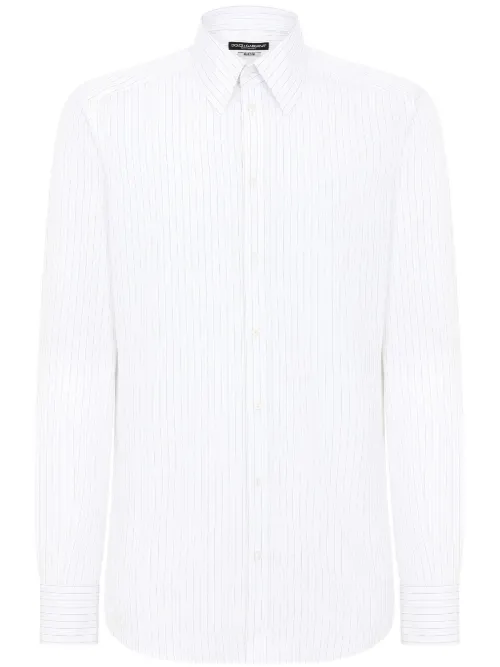 Chemise en coton à rayures - Dolce & Gabbana - Modalova
