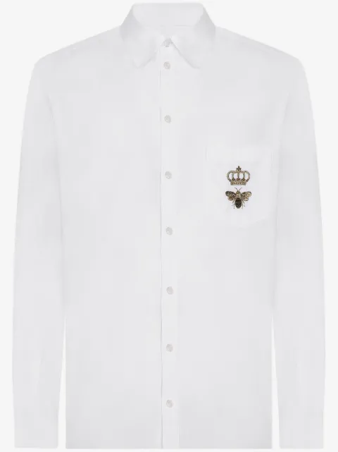 Dolce & Gabbana camisa con motivo bordado