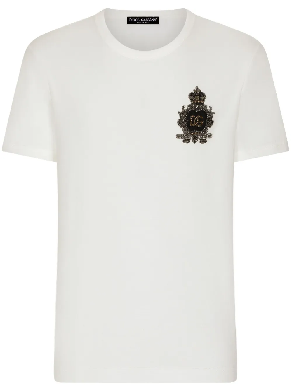 Dolce & Gabbana playera con parche del logo | blanco | Image 1