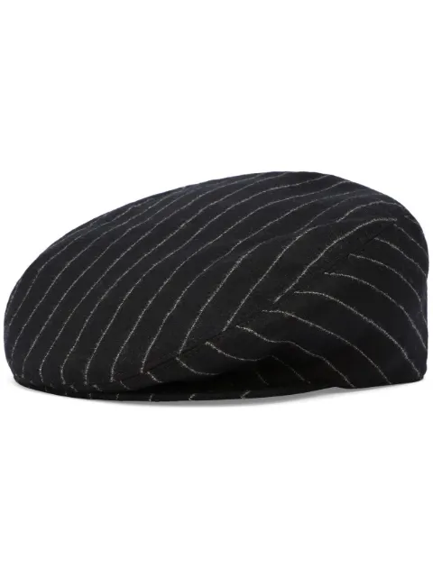 Dolce & Gabbana pinstripe-print wool flat cap