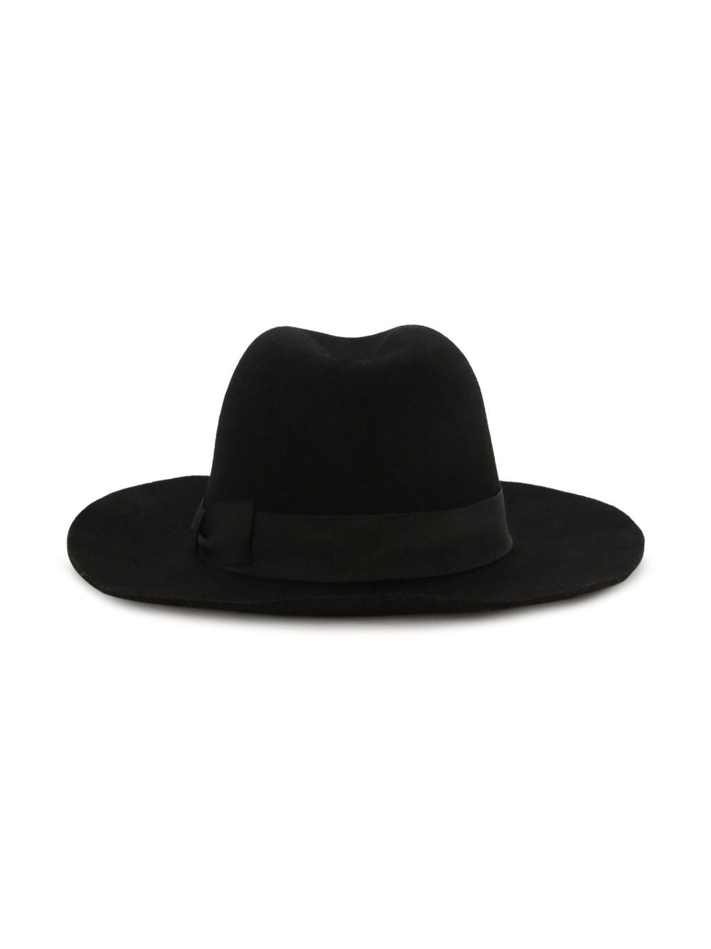 Shop Dolce & Gabbana Virgin Wool Fedora Hat In Black
