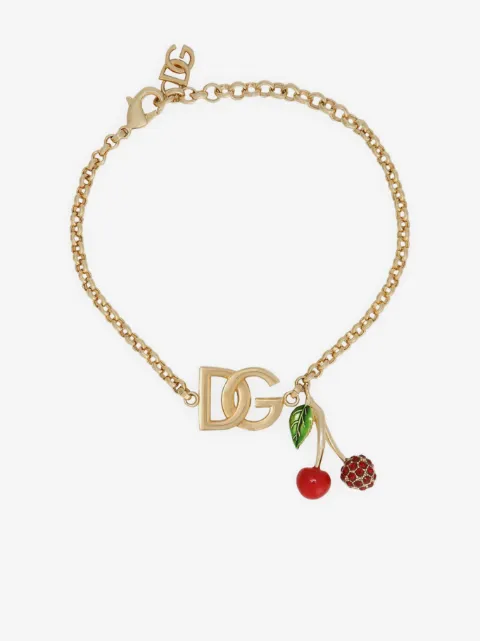Dolce & Gabbana 로고 참 체인 브레이슬릿