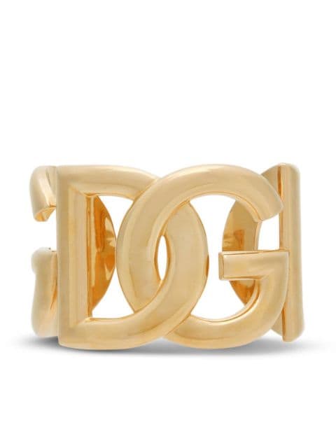 Dolce & Gabbana logo-lettering cuff bracelet