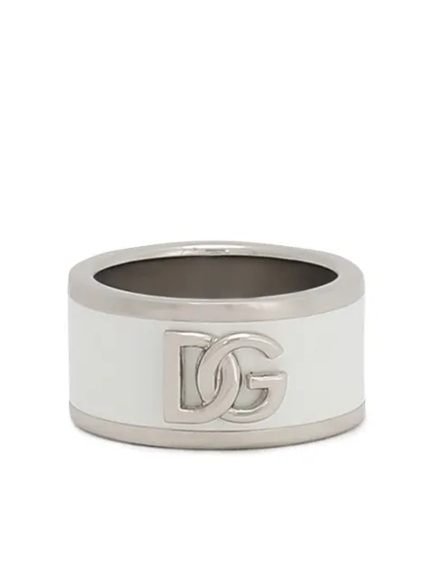 Dolce & Gabbana logo-plaque ring