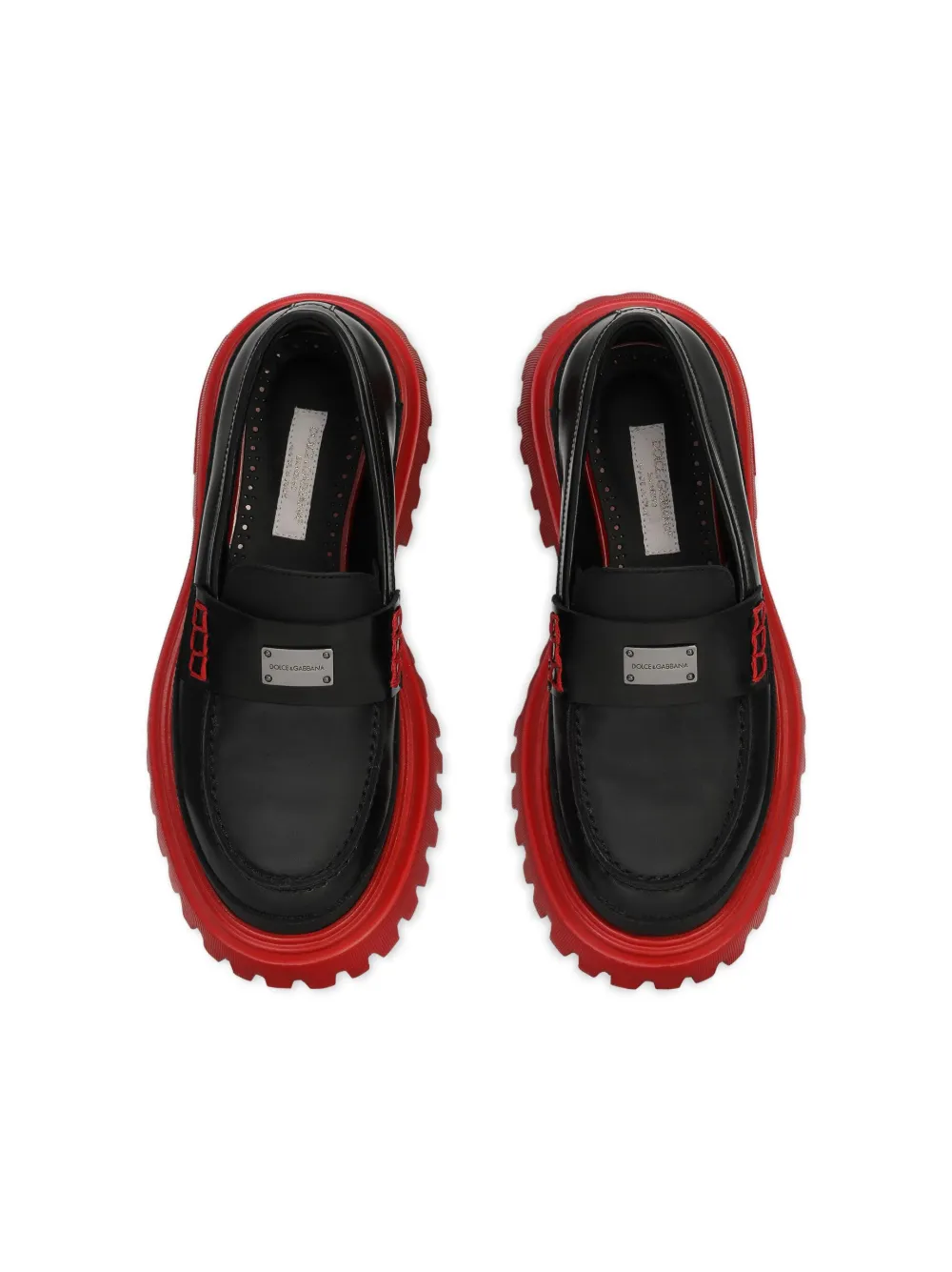 Dolce & Gabbana Kids Mocassini con placca logo | Scarpe bambina | Image 4