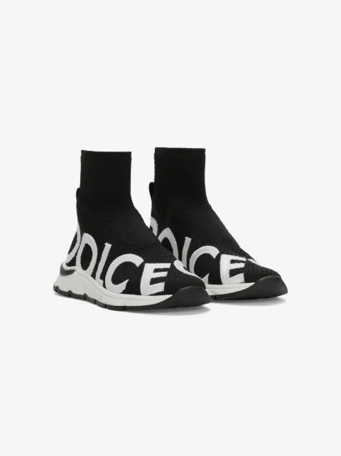 Dolce & Gabbana Kids strømpe-sneakers med logotryk