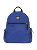 Dolce & Gabbana Kids logo-plaque zipped backpack - Blue