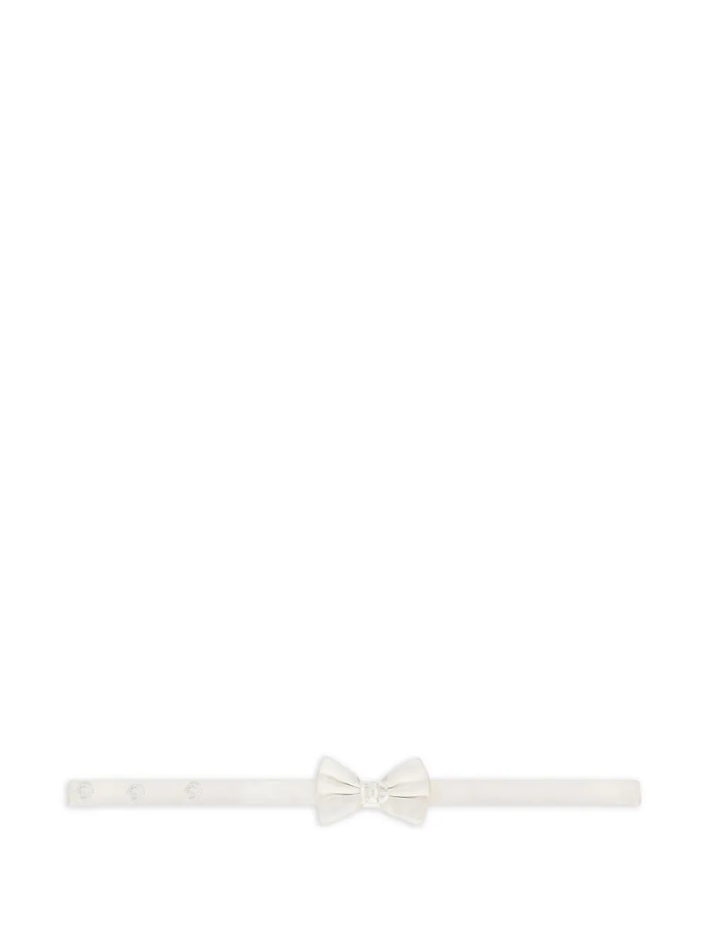 Dolce & Gabbana Kids Papillon con madreperla - Bianco