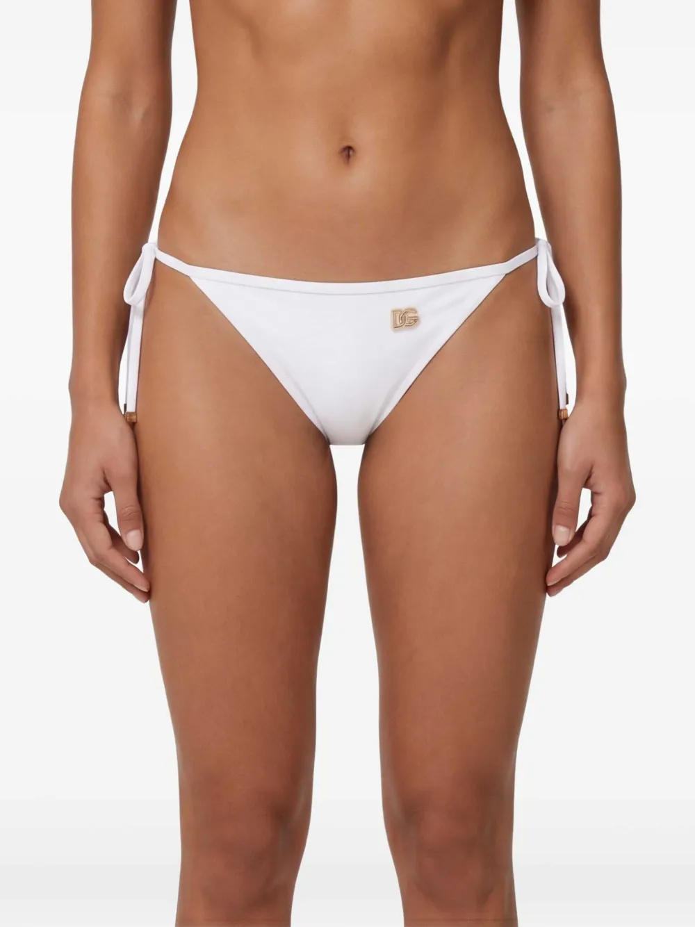 Dolce & Gabbana Bikinislip met logoband Wit