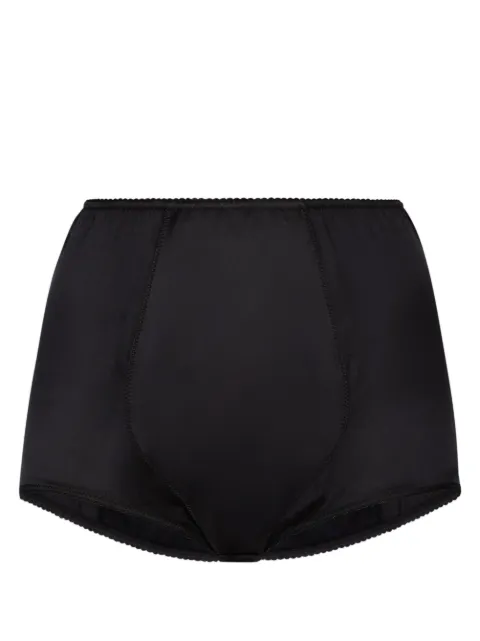 Dolce & Gabbana satin-finish high-waisted briefs 