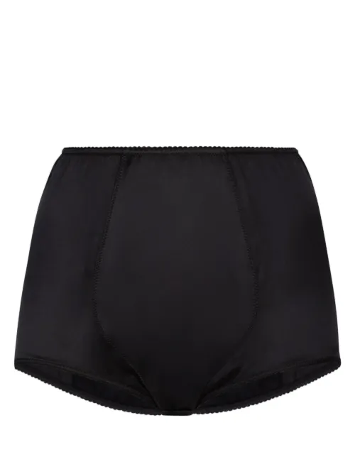 Short satiné à taille haute - Dolce & Gabbana - Modalova