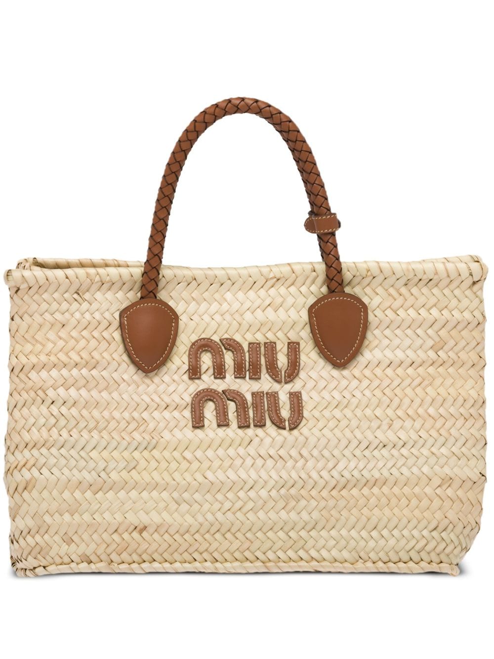 Miu Miu Palmetto Handtasche In Neutrals