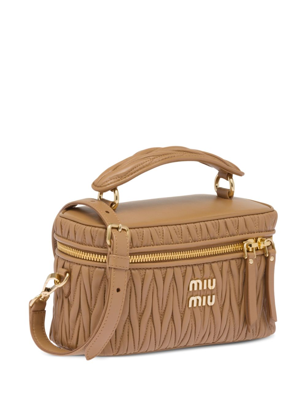 Miu Miu matelassé leather shoulder bag WOMEN