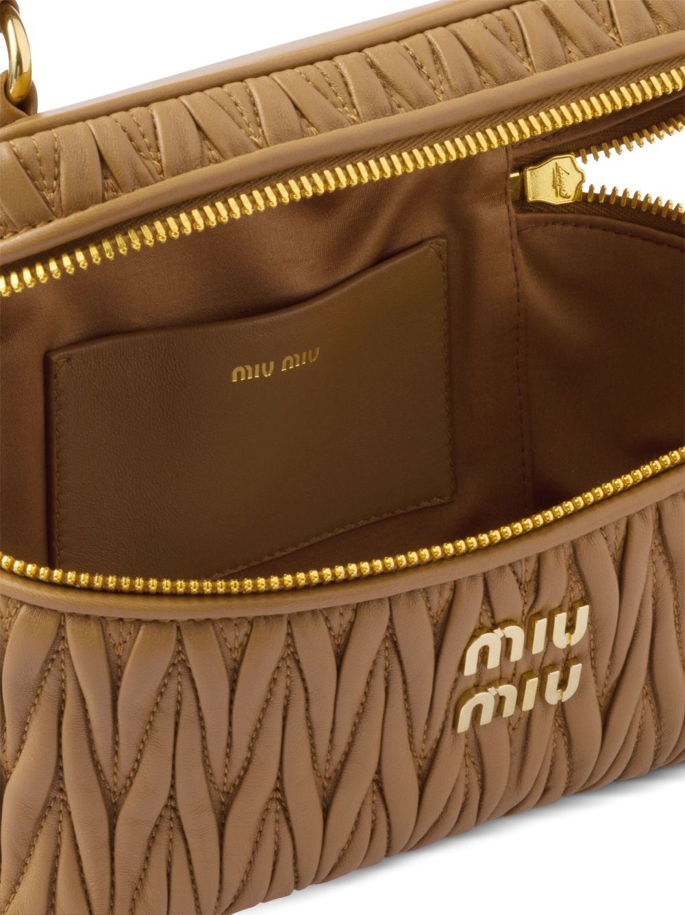 Miu Miu matelassé leather shoulder bag WOMEN