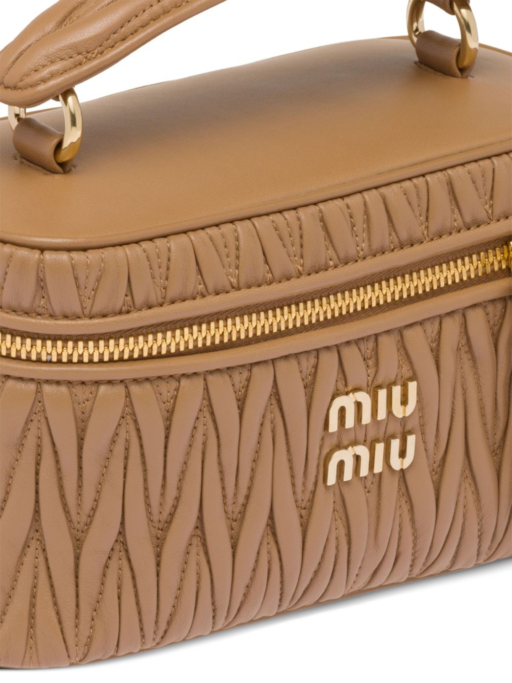 Miu Miu matelassé leather shoulder bag WOMEN