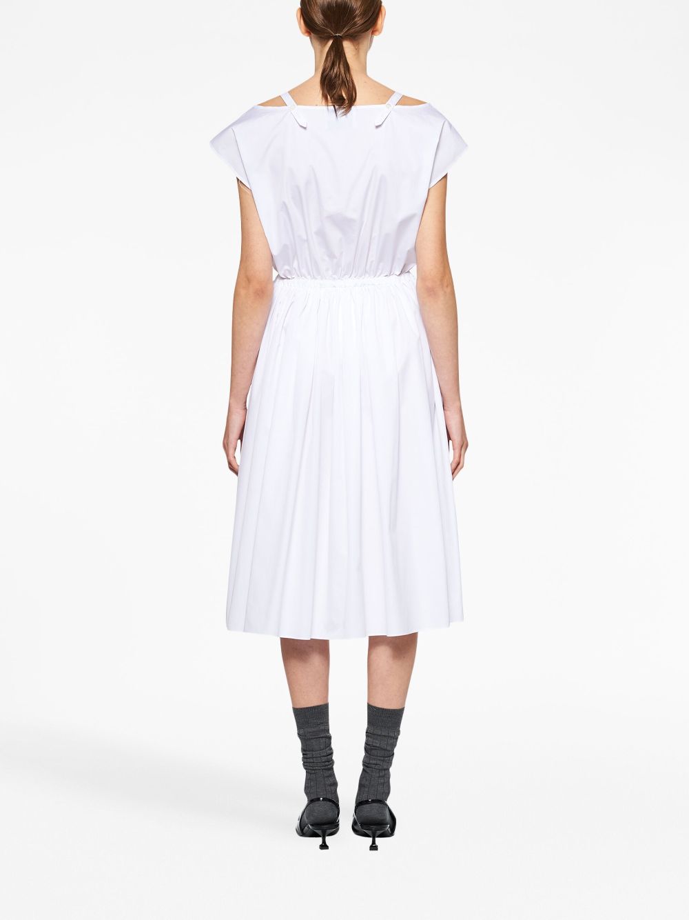 Miu Miu Cotton Midi Dress - Farfetch