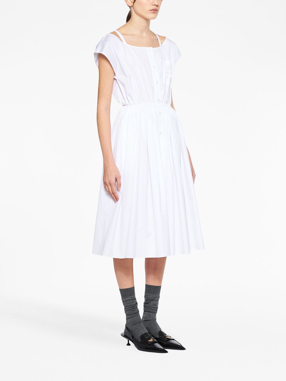 Miu Miu cotton midi dress Women