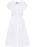 Miu Miu cotton midi dress - White