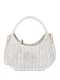 Miu Miu mini Wander wicker shoulder bag - White