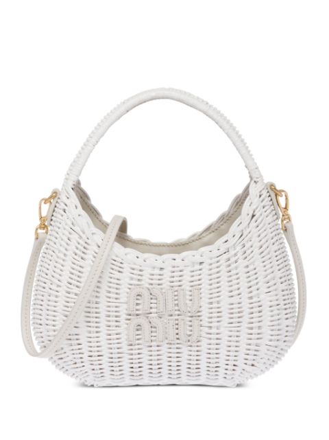 Miu Miu mini Wander wicker shoulder bag Women