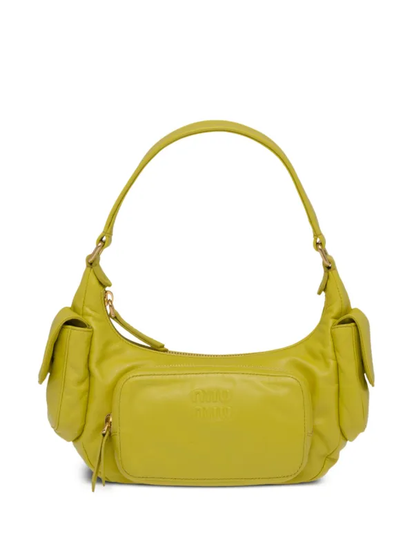 Miu miu discount yellow leather bag