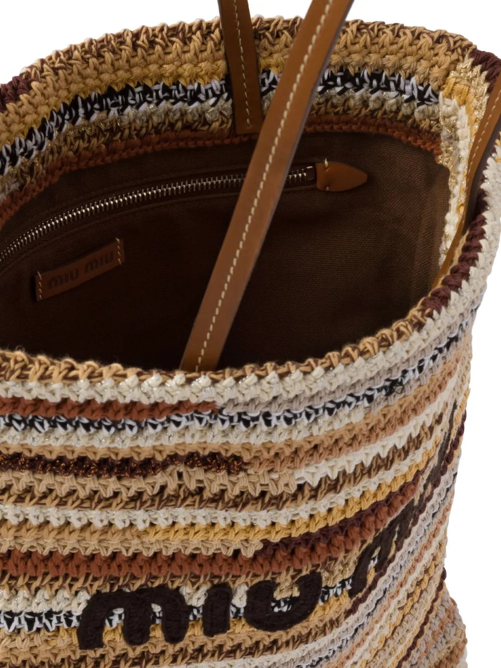 Miu Miu crochetknit Tote Bag Farfetch