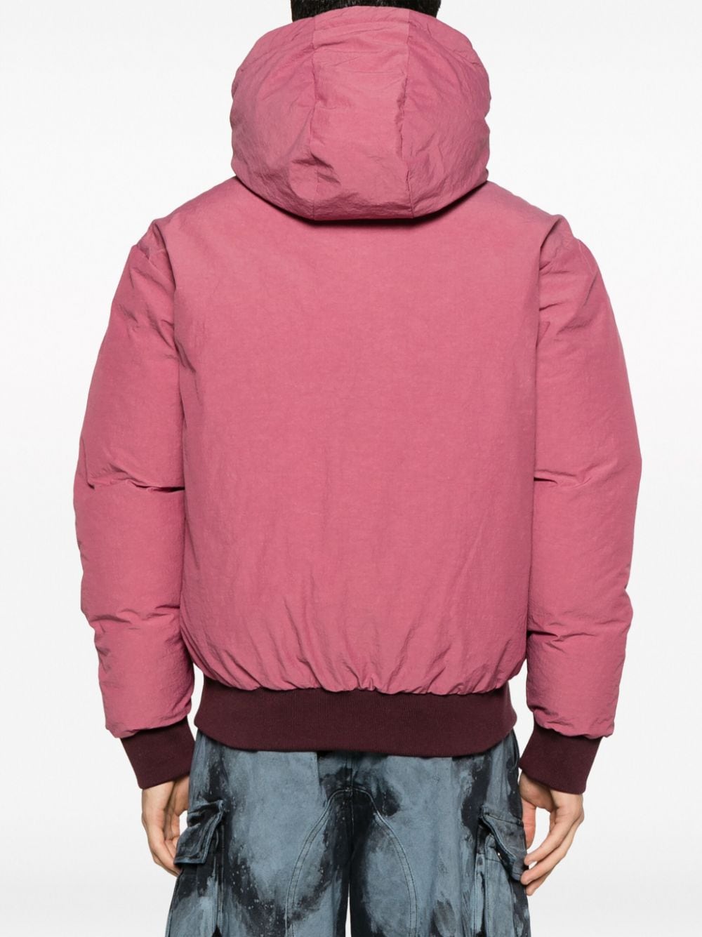 Shop Ranra Kuldi Hooded Padded Jacket In Pink