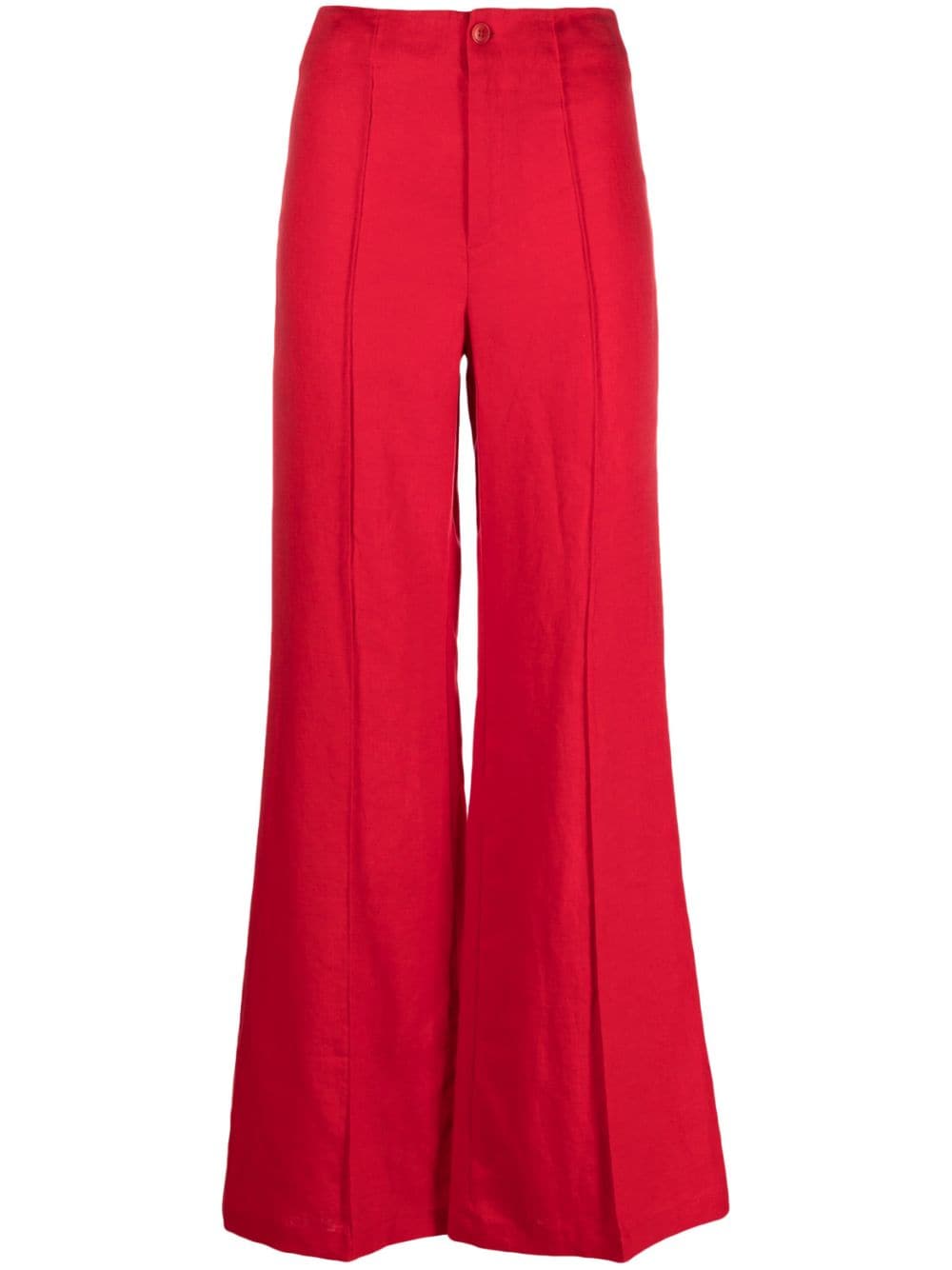 Cherry Wide Leg Palazzo Trousers  Red wide leg trousers Palazzo pants  plus size Red palazzo pants