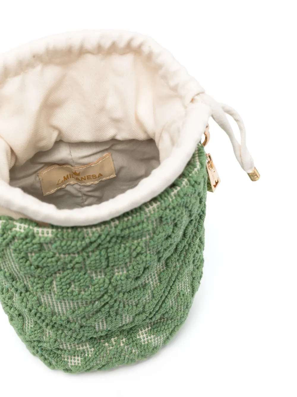 La Milanesa Chia bamboohandle Bucket Bag Farfetch