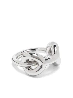 THE OUZE Fused Raw Diamond Ring | Silver | FARFETCH BH