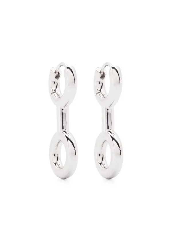 Charlotte Chesnais Binary Chain ピアス | シルバートーン | FARFETCH JP