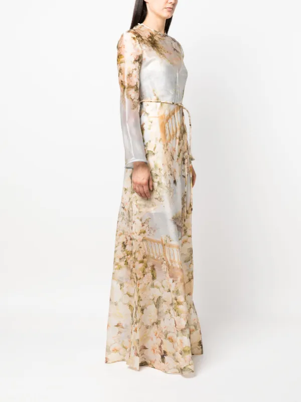 Zimmermann peach dress hot sale