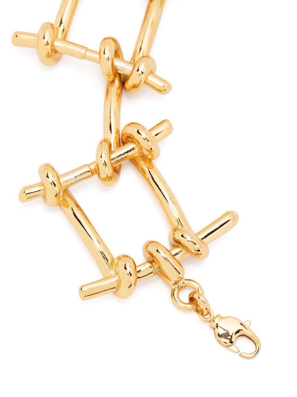 Shop Rabanne Wire Chain Bracelet In Gold