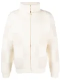 Casablanca checked bouclé cardigan - White