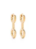 Charlotte Chesnais Binary Chain huggie earrings - Gold