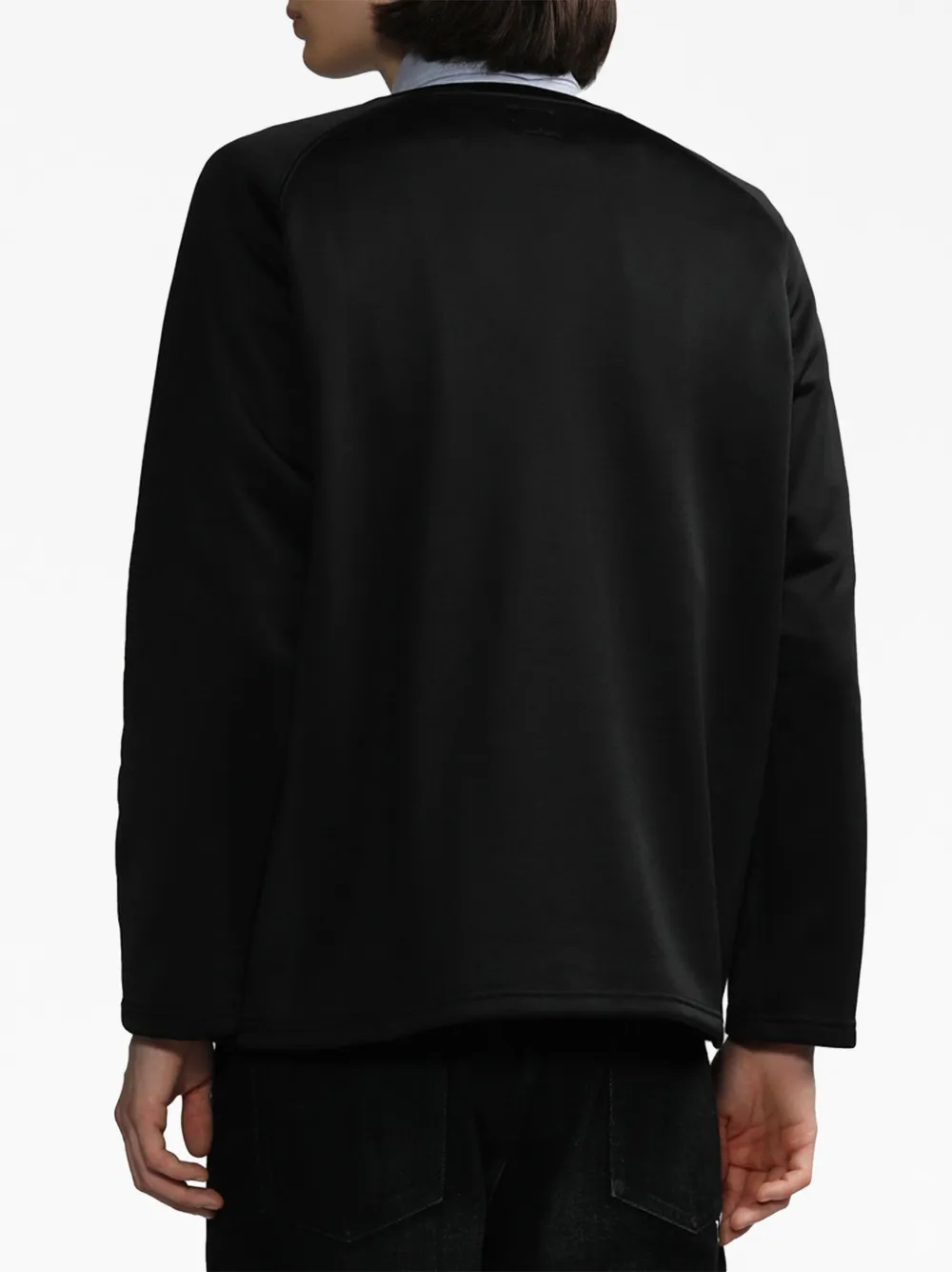 Needles Black V-neck Cardigan In Black