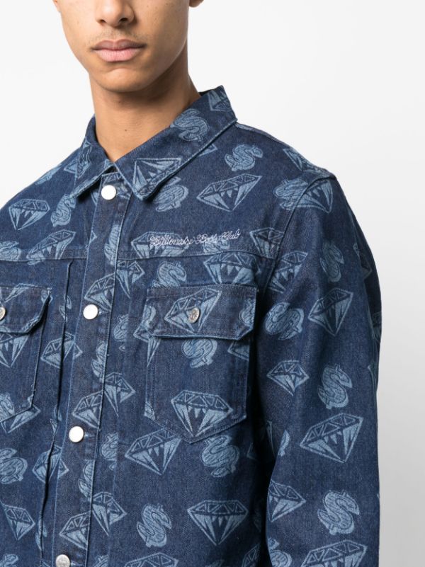 Billionaire boys store club jean jacket